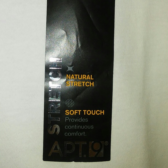 Apt 9 Men's White Polo 100% Cotton Shirt - Picture 6 of 8